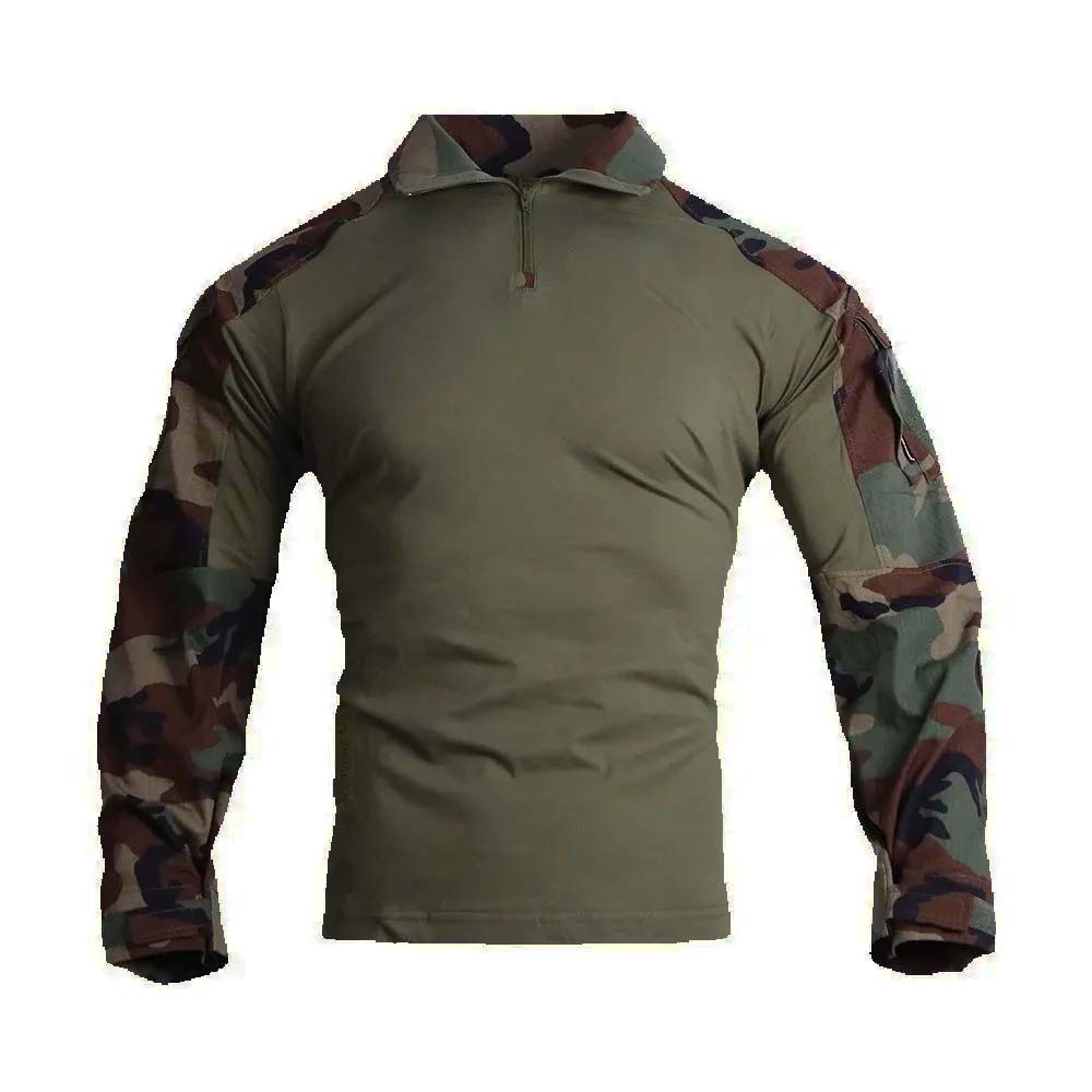 Outdoor Hunting T Shirts - AU 戦術戦闘シャツメンズ Gen3 トップス迷彩 Tシャツ長袖狩猟服屋外ハイキングシャツトレーニングエアガン