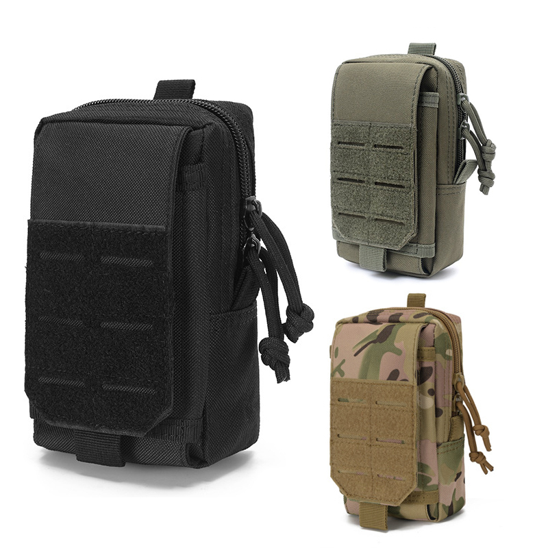 Outdoor Hunting Backpack - ポケット男性特別なベルト防水ランニング携帯電話バッグ Molle EDC サバイバルキット財布バックパック