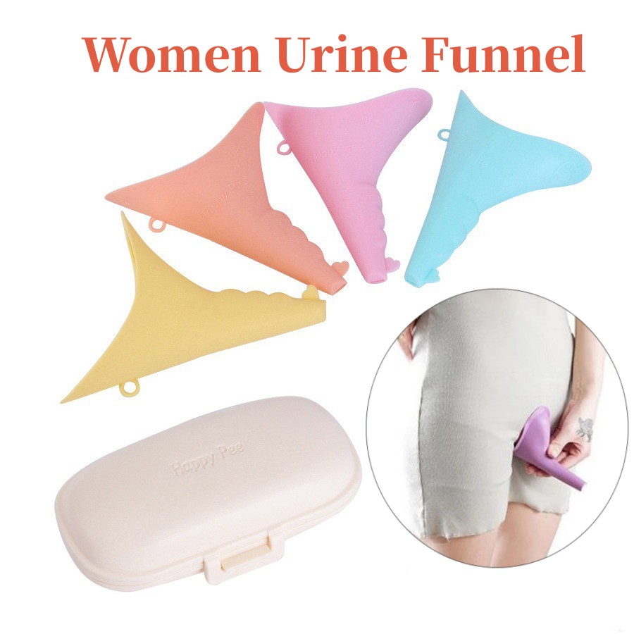Outdoor Hunting Toilet - 持ち運び可能な女性のためのシリコン小便器、トイレスドレイナートデバイス、屋外旅行、キャンプ、女性、女性