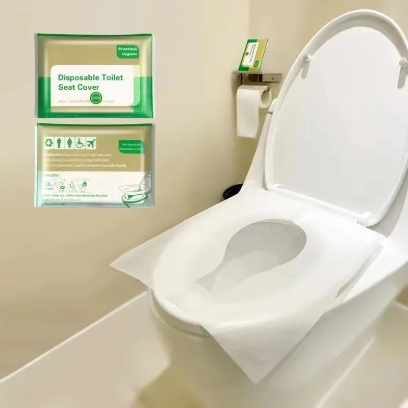 Outdoor Hunting Toilet - 1-10枚入り使い捨て水溶性便座シートカバー携帯用旅行キャンプホテル用分解性エコフレンドリーなトイレアクセサリー