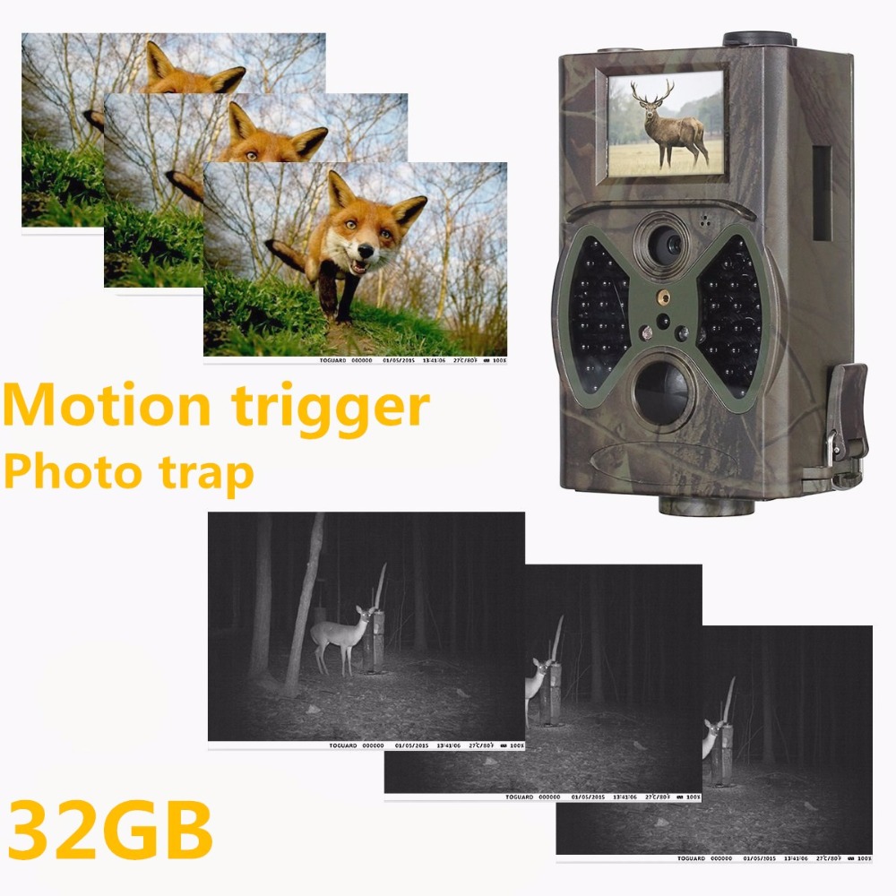 Hunting Outdoor Camera - 16mp 1080pハンティングおよびゲーム追跡カメラ,デジタル赤外線カメラ,暗視,フォトトラップ,hc300a