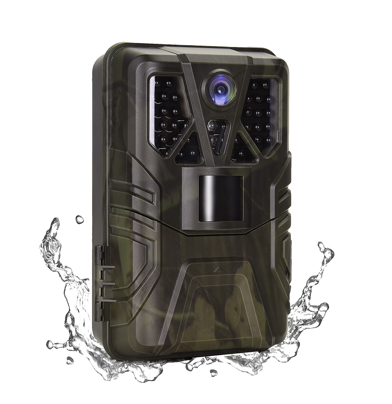 Hunting Outdoor Camera - 野生動物トレイルカメラ 36MP 2.7K HD ナイトビジョン赤外線フォトトラップ HC910A