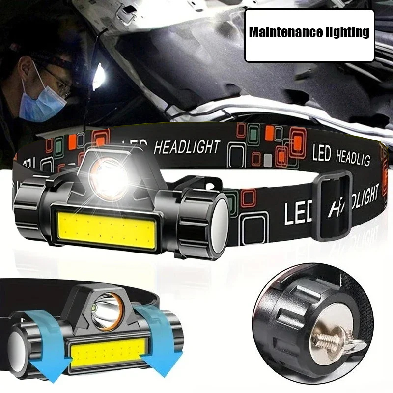 超高輝度 LED 懐中電灯 充電式 長距離ズーム戦術ヘッドト - Headlamp Tactical Bright のレビューと価格