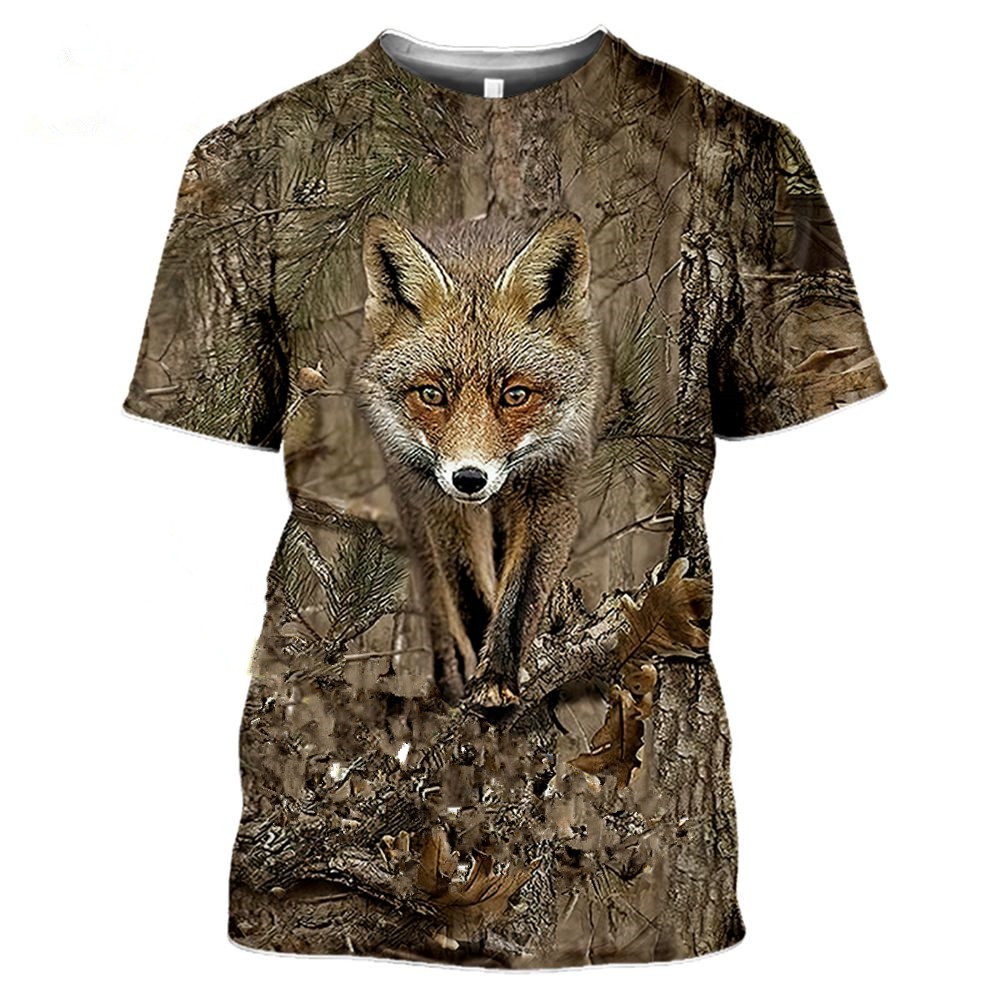 メンズカジュアルサマーTシャツ,速乾性カモフラージュプリント - Outdoor Hunting T Shirts のレビューと価格