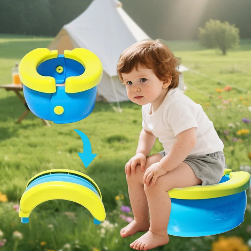 子供用折りたたみ式トイレトレーニングシートお手入れ簡単便座男 - Outdoor Hunting Toilet のレビューと価格