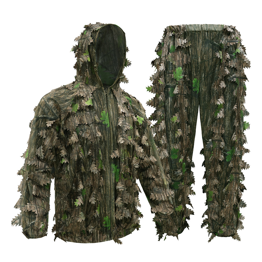 屋外狩猟大人の緑の葉/DeadLeaves 迷彩バイオニック - Ghillie Suit Woodland のレビューと価格