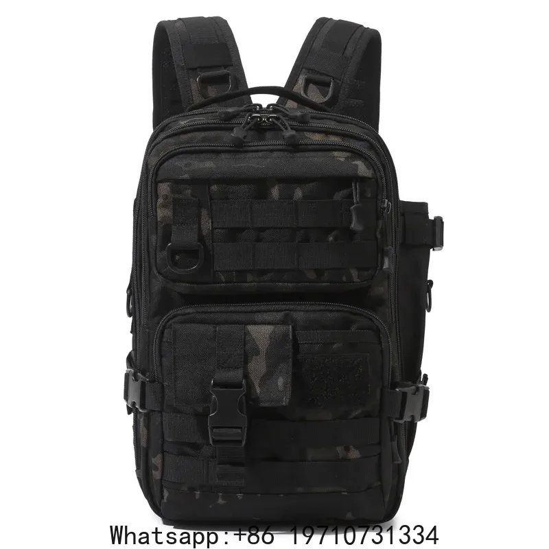 1000D防水バックパックタックル収納バッグ、ダブルショルダ - Outdoor Hunting Backpack のレビューと価格