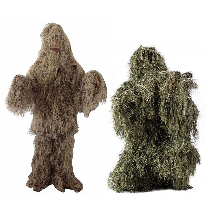 Ophidian 大人子供用迷彩スーツ 3D 草 Ghill - Ghillie Suit Woodland のレビューと価格