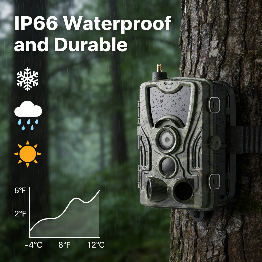 4G 4K 120MPライブビデオ 5000mAh APP対 - Hunting Outdoor Camera のレビューと価格