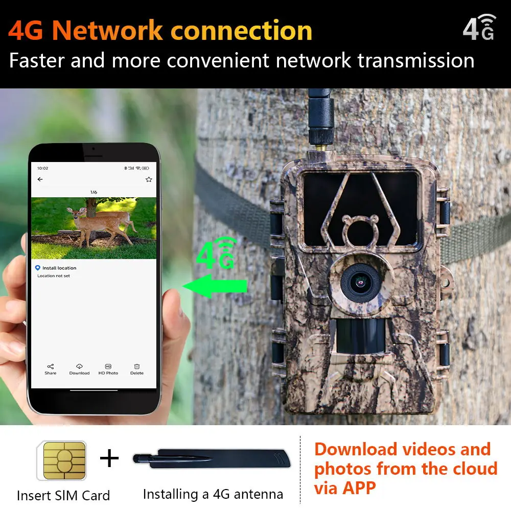 監視用赤外線カメラ,wifiアプリケーションによる制御,屋外 - Hunting Outdoor Camera のレビューと価格