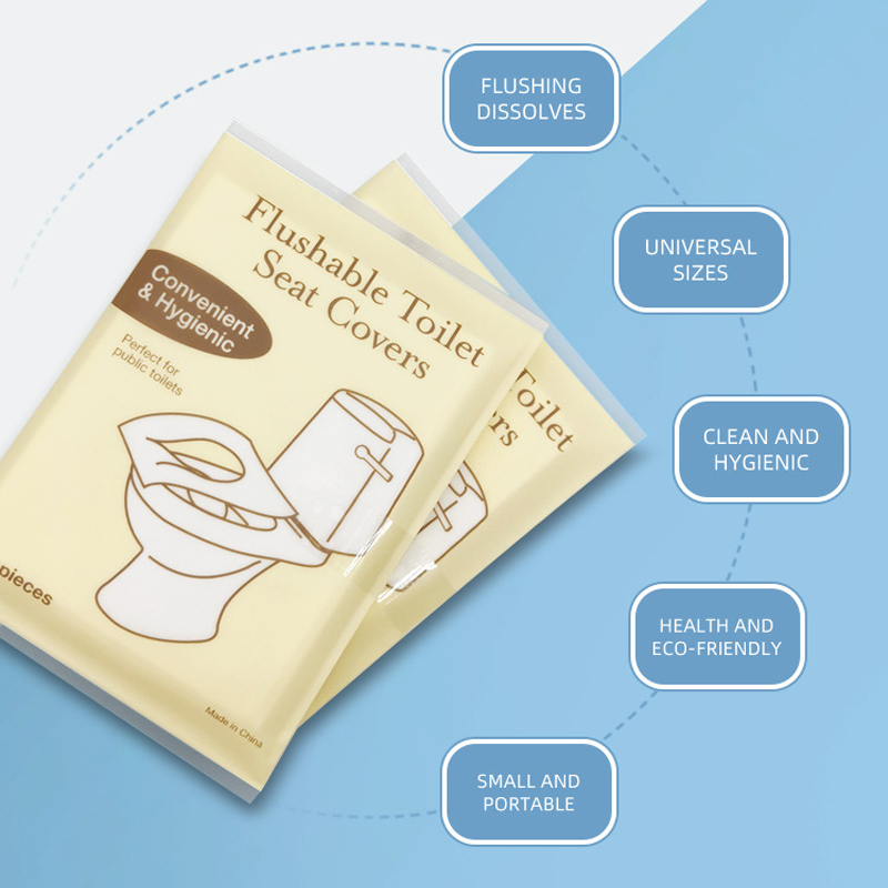 使い捨てトイレシートカバー 携帯用 旅行 キャンプ ホテル  - Outdoor Hunting Toilet のレビューと価格