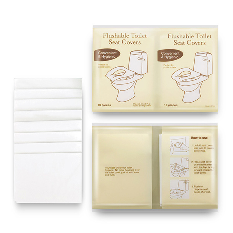使い捨てトイレシートカバー 携帯用 旅行 キャンプ ホテル  - Outdoor Hunting Toilet のレビューと価格
