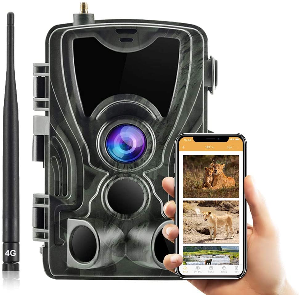 4GワイヤレストレイルカメラHC801PRO、無料アプリクラ - Hunting Outdoor Camera のレビューと価格