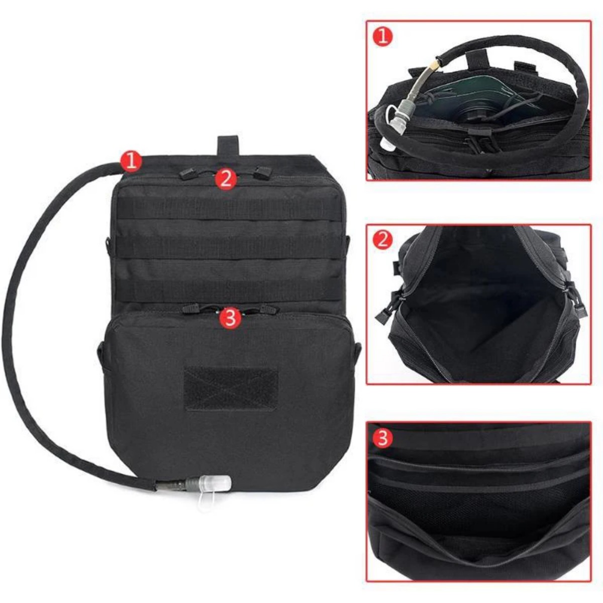 モールナイロンバッグ,アウトドアキャンプ用バックパック,狩猟 - Outdoor Hunting Backpack のレビューと価格