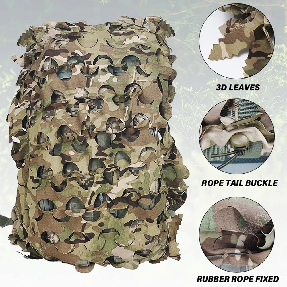 タクティカル3Dカモフラージュバックパック,屋外ハンティング - Outdoor Hunting Backpack のレビューと価格