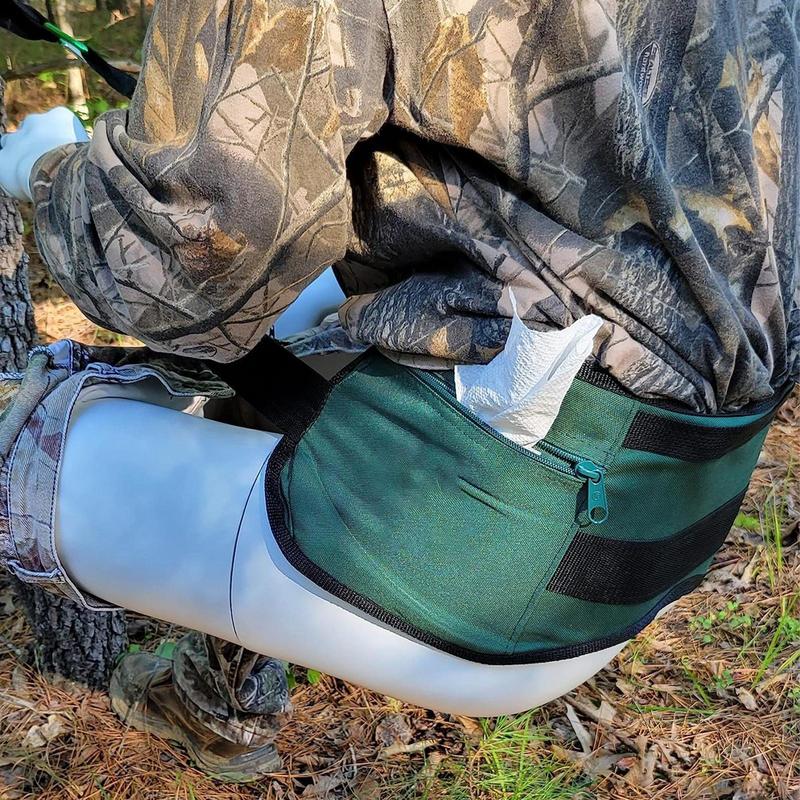森の中での排便用携帯トイレ、狩猟やハイキングに最適なクレープ - Outdoor Hunting Toilet のレビューと価格