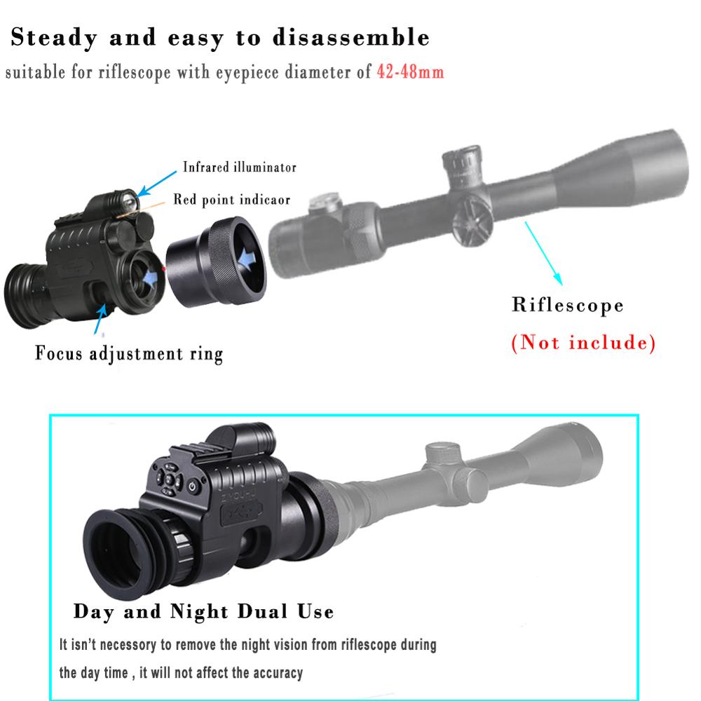 暗視単眼鏡,ライフルスコープ,200mの範囲,IR暗視,光学 - Outdoor Hunting Images のレビューと価格