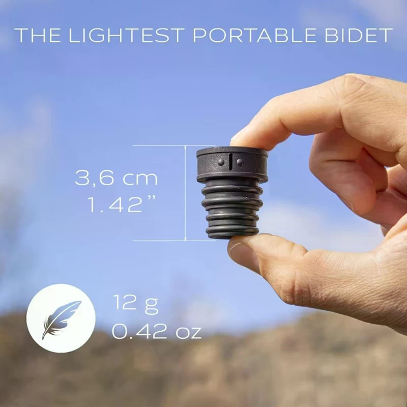 1 個の耐久性のあるトイレビデポータブルトラベルビデキャップ - Outdoor Hunting Toilet のレビューと価格