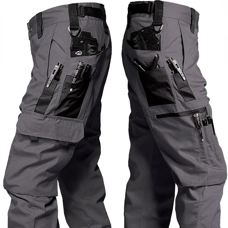 新しい戦術的なワークパンツ男性カジュアルアウトドアカーゴパン - Hunting Outdoor Clothing のレビューと価格