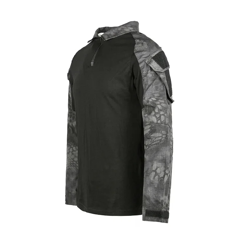 メンズアウトドアタクティカルハイキングTシャツ、戦闘軍事CP - Outdoor Hunting T Shirts のレビューと価格
