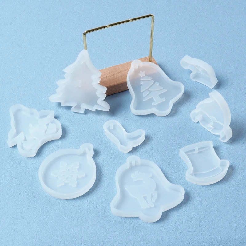 DIY-クリスマス用のエポキシ樹脂金型ペンダント,シリコンモ - Elk Bugle Call のレビューと価格