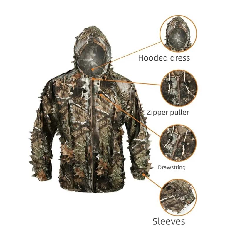 夏用バイオニック迷彩ハンティングスーツ速乾性通気性アウトドア - Hunting Outdoor Clothing のレビューと価格