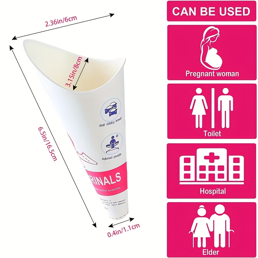 6-20 個使い捨て女性便器漏斗女性妊娠中のポータブル旅行お - Outdoor Hunting Toilet のレビューと価格
