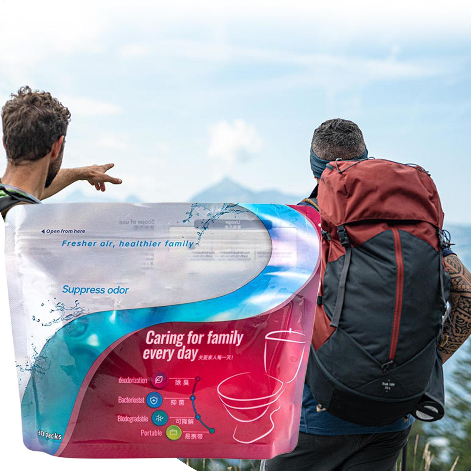 2025年キャンプ用トイレ薬品 液体廃棄物凝固消臭粉末 エコ - Outdoor Hunting Toilet のレビューと価格