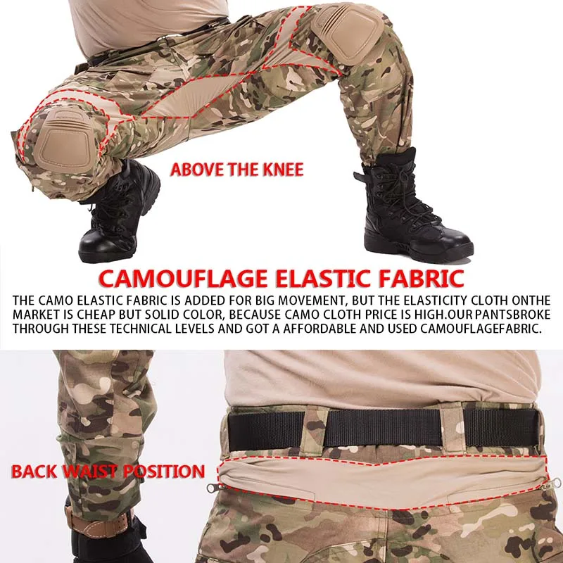 Gen3 タクティカルパンツ迷彩狩猟服マルチカム G3 カー - Hunting Outdoor Clothing のレビューと価格