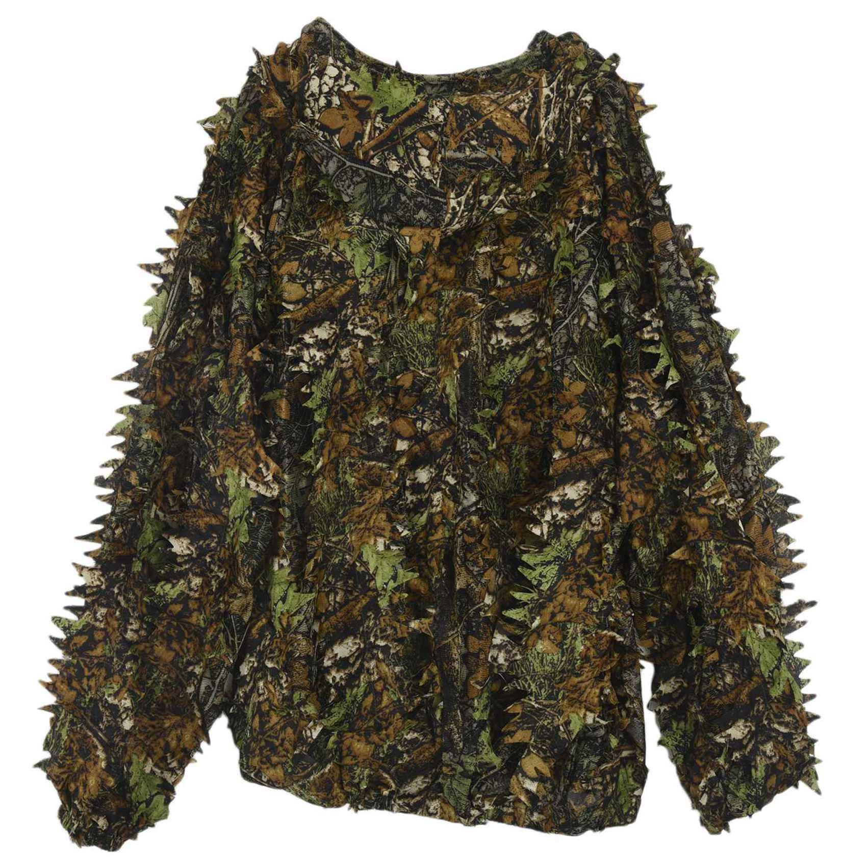 AEF6-3X 3Dリーフ大人用ギリースーツ ウッドランドカ - Ghillie Suit Woodland のレビューと価格