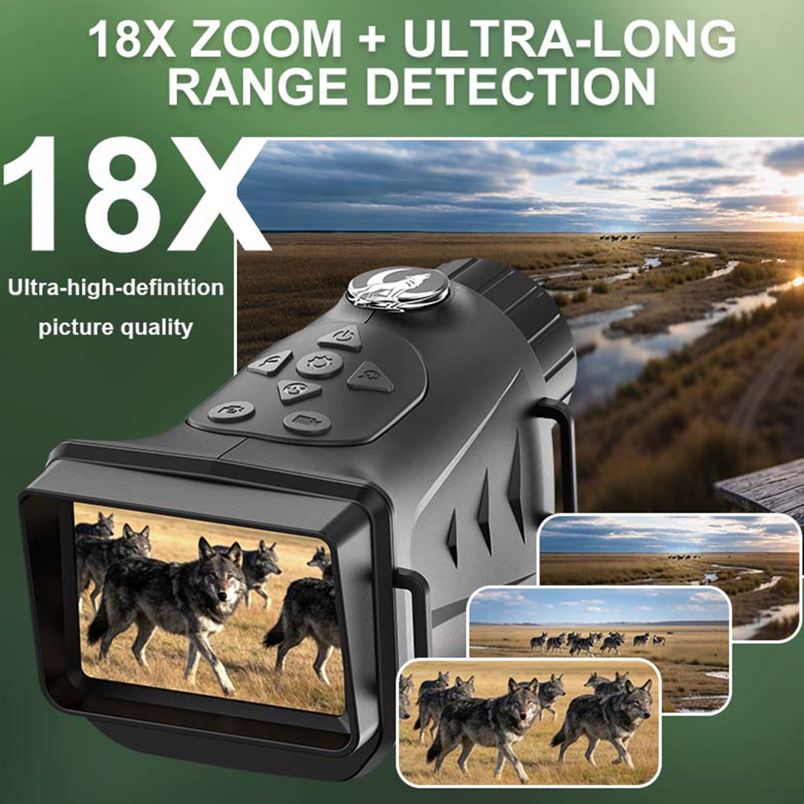 4K赤外線ナイトビジョンデバイス充電式ハンティングカメラデジ - Hunting Outdoor Camera のレビューと価格