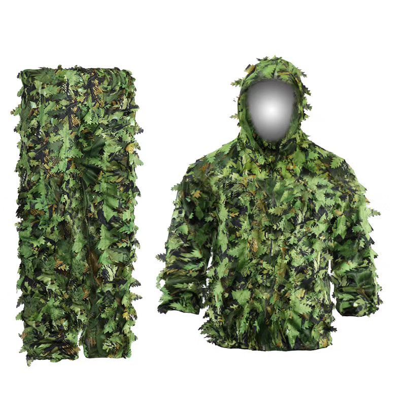 庭と狩猟のためのカモフラージュと花のエキゾチックな衣装,新し - Ghillie Suit Woodland のレビューと価格