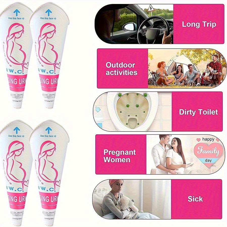 6/12/24 個使い捨て女性排尿装置ポータブルおしっこ漏斗 - Outdoor Hunting Toilet のレビューと価格