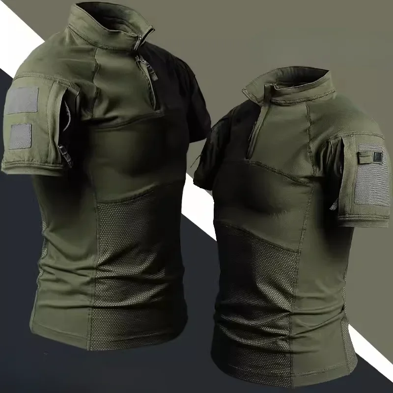 AUKU メンズ ハンティング Tシャツ ショーツ 1/4  - Outdoor Hunting T Shirts のレビューと価格